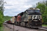 Eastbound manifest approaches a meet